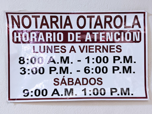 Notaria Otarola Peñaranda