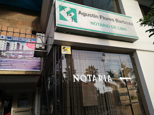 Notaría de Lima Agustín Flores Barboza