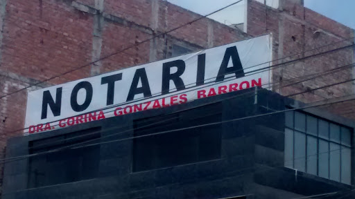 Notaría CORINA GONZALES BARRON