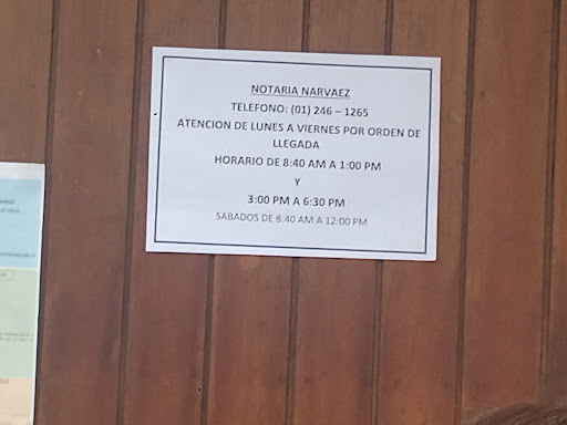 NOTARIA JULIA YOLANDA NARVÁEZ SOTO